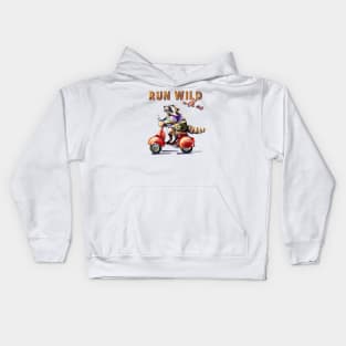 Run wild with me Kids Hoodie